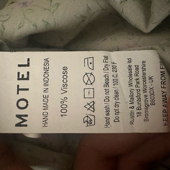 Motel Rocks Green Ribbed Midi Bodycon Dress - Picture 6 of 6